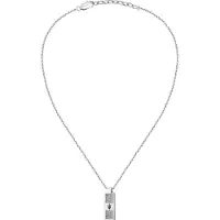 Maserati Jm423avd20 Necklace Argenté Homme