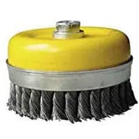 MOTA Brosse Soucoupe Acier Torsadé 80mm Décapage Agressif Et Durable -