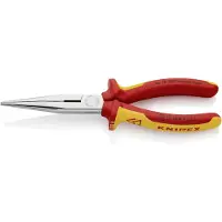 Knipex 2616200sb Straight Half Round Nose Pliers Argenté