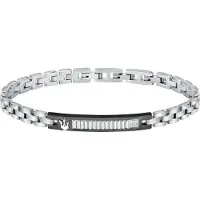 Maserati Jm423aty 21.5 Cm Bracelet Argenté Homme