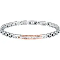 Maserati Jm423aty-18 21.5 Cm Bracelet Argenté Homme
