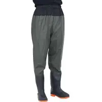 vidaXL Cuissardes avec bottes vert foncé taille 42