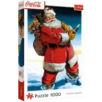 Trefl PUZZLE 1000 Coca-Cola Père Noël dans la neige 10923