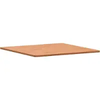 vidaXL Dessus de table 70x70x1,5 cm carré bois massif de hêtre