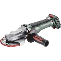 Metabo Meuleuse d'angle à tête plate sans fil WVBF 18 LTX BL 11-125 Quick - 18V - Coffret metaBOX - sans batterie