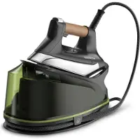 Rowenta Compact Steam DG7664F0 Centrale vapeur 1,1 L Semelle 3De Laser HD Microsteam 400 Vert