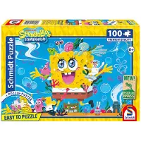 Schmidt 100 pièces Jeux Enfants Puzzle Bob l'Éponge Aventure à Bikinibottom 56545