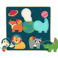 Vilac Puzzle - bois - 5 Briques - La chambre - - UneTaille - Puzzle