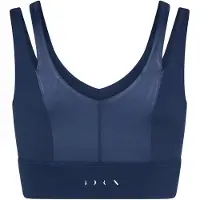 Born Living Yoga Maan Medium-high Support Sports Top Bleu XS Femme