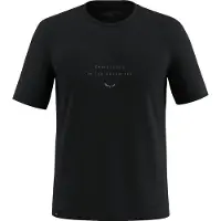 Salewa Eagle Eitd Merino Short Sleeve T-shirt Noir S Homme
