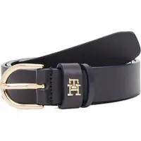 Tommy Hilfiger Ceinture 'Essential Effortless' bleu nuit / or