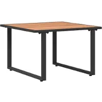 vidaXL Table basse en acier brun Lumarko