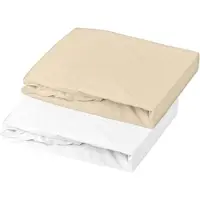 DOMIVA Draps-housses pour bébés - Domiva 60 x 120 cm (paquet de 2)