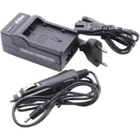 VHBW Chargeur de batterie compatible avec Panasonic GS300, GS320, GS33, GS330, GS35, GS400, GS50 batterie appareil photo digital, DSLR, action cam