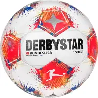 Derbystar Balle 'Bundesliga Brillant Replica Light v25' rouge / noir / argent / blanc