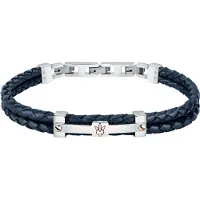 Maserati Jm422ave 22 Cm Bracelet Argenté Homme