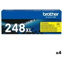 Brother Toner Jaune Brother pour HLL3220CW, 3240CDW, DCPL3520CDW, 3560CDW, MFCL3740CDW, 3760CDW, HLL8230CDW, 8240CDW, MFCL8340CDW, 8390CDW (4 unités)