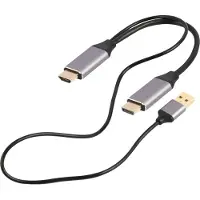 Gembird Câble vidéo HDMI - A-HDMIM-DPM-01 - 2m - HDMI Type A - DisplayPort - Noir