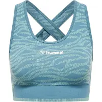 Hummel Soutien-gorge de sport 'MT Saga' bleu / blanc