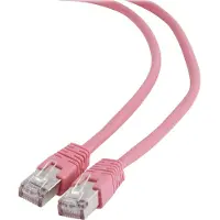 Gembird - Cordon de raccordement - RJ-45 (M) pour RJ-45 (M) - FTP - CAT 6 - moulé - rose