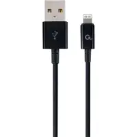 Cablexpert CC-USB2P-AMLM-2M, 2 m, Lightning, USB A, mâle, noir