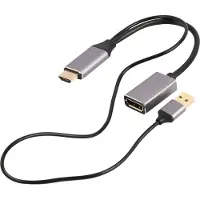 Gembird A-hdmim-dpf-02 4k 2 M Hdmi To Displayport Adapter Argenté