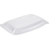 Plus Pack Låg t/plastbakke BISTRO 980ml 300stk/ka 254x174x23 OPS dome - (300 pcs.)