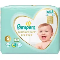 Pampers Couches jetables Premium Care taille 6 13+ kg 38 pièces
