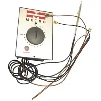 Metro Therm Tableau de commande avec thermostat à 88° pour les chauffe-eau.