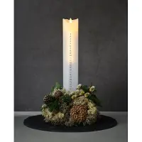 Sirius Home Bougies LED Advent Calendar argentées (1x)