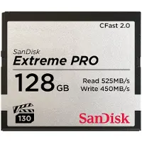 SanDisk Extreme Pro - Carte mémoire flash - 128 Go - CFast 2.0