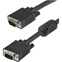 StarTech.com Câble VGA coaxial de 10m - HD15 vers HD15 - M/M - Câble VGA coaxial de 10 m pour écran haute résolution en noir - M/M - MXTMMHQ10M