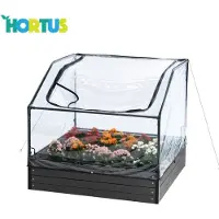 NSH Nordic HORTUS Lit-drivhus lav, 109 x 109 x 40/70 cm (211-101)