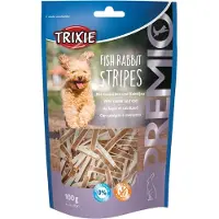Trixie Fish Rabbit Stripes Premio - 100g - Pour Chien