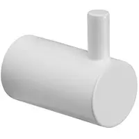 Pressalit Håndklaedekrog pin - 2 pcs. mat hvid (Raccord à sertir)