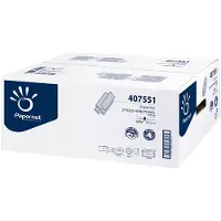 Papernet Håndklaedeark Z-fold 2-lag 20.3x24x8 cm Nyfiber,20 pk x 130 stk/krt, Essuie-tout, Blanc
