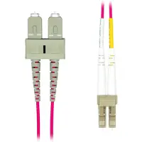 ProXtend FO-LCSCOM4D-005 Câble à fibre optique 5 m LC/UPC SC/UPC LSZH OM4 Violet (5 m)