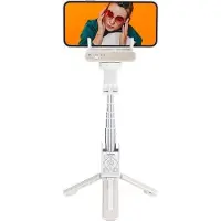Hohem Perche à selfie Smart avec suivi AI à 360 degrés blanc