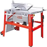Holzmann TKS500S_400V, 2800 RPM, 15 cm, 31 cm, 110 dB, Freestanding, Rouge, Acier inoxydable