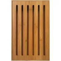KINGHOFF BREAD Planche à découper avec plateau 37 x 23cm KH-1217, Planche à découper, Marron