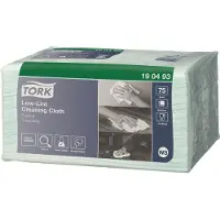 Tork Aftørringsklud Sensitiv, Turkis, Pk m/75 stk - (8 pak), Essuie-tout, Turquoise