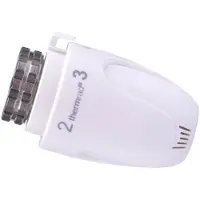 Thermrad RADIATEUR TERMOSTAT M30 X 1,5mm - Echelle de 1 à 5- Blanc Ral 9016, Thermostat, Blanc