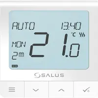 Salus thermostat d'ambiance quantum sq610rf, Thermostat, Blanc