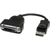 StarTech.com Active Displayport To Dvi Adapter Noir