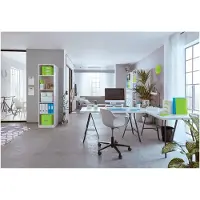 Leitz Bureau Wow Cube 5 Tiroirs 1 Grand Et 4 Petits Tiroirs Buc