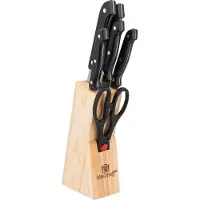 KINGHOFF set de couteaux de cuisine en bloc de 7 éléments KH3441