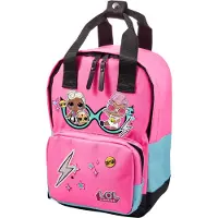 L.O.L. Surprise! Petit sac à dos Together 4Eva avec pompon rose attaché à la tirette de la