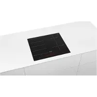 Bosch Cuisinière Serie 8 PXE601DC1E noire encastrable à induction avec zones 4 zone(s)