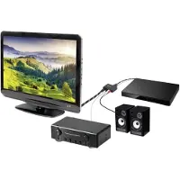 Techly HDMI Audio-Extractor auf Toslink und RCA