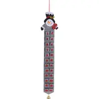 HOME & Styling collection Palissandre Filz-Adventskalender Grau Schneemann